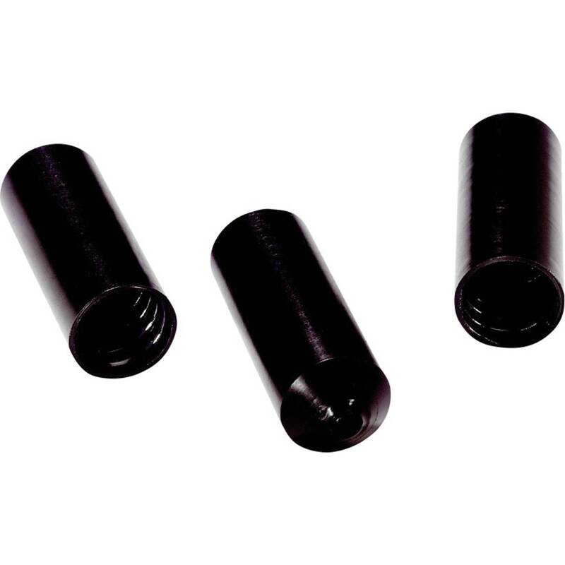 LAPP WarmschrumpfEndkappe Abschlusskappe Kabel schwarz Polyolefin 25 mm 10 Stück - 4044773300338