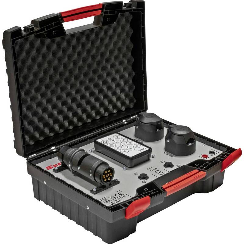 SecoRüt Funk Anhängerprüfkoffer 70410 Wireless Control Case 12V 7 & 13 polig - 4260379912212