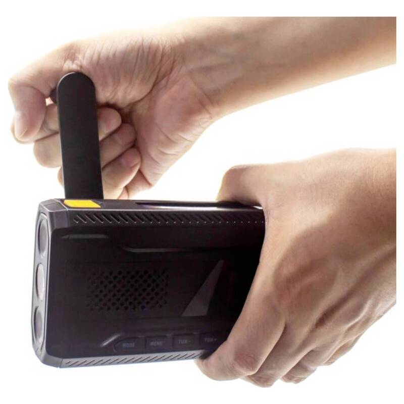 Denver Radio Empfänger Akku Radio Schwarz DAB Plus UKW Powerbank Bluetooth - 5706751088483