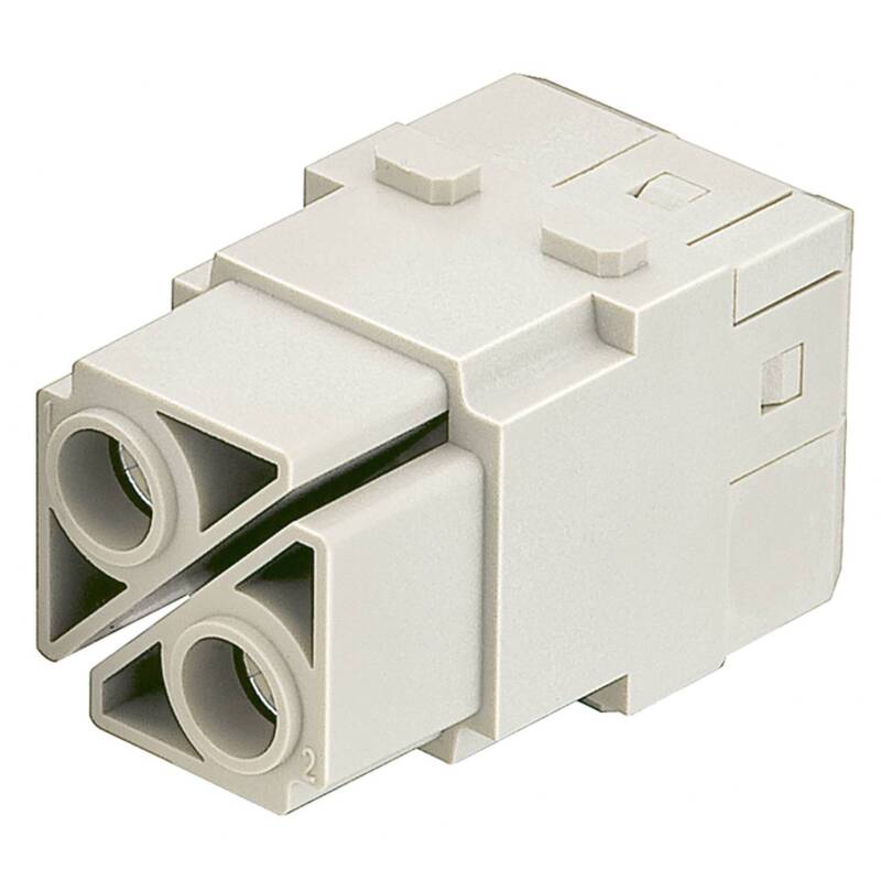 HARTING Doppelmodul Einsatz Modul Buchse Axialschraubanschluss 2 Pol - 2050009724269