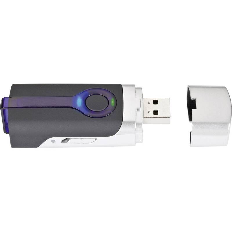 Renkforce GPS Logger GT-730FL-S USB Logger wiederaufladbar schwarz 18 Stunden - 4016138704402