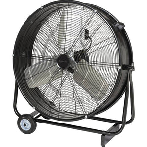 B-Ware Sygonix Bodenventilator Gebläse 330W Heizgerät Lüfter schwarz schwenkbar Ø745mm