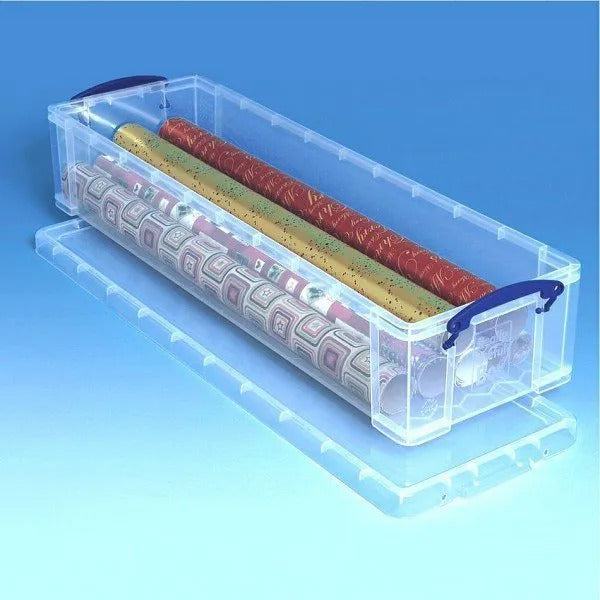 Really Useful Box 22 Liter transparent mit Deckel stapelbar und temperaturbes... - 5060024805307