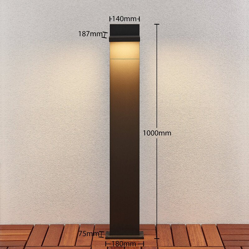 Lucande LED-Pollerleuchte Silvan Sockelleuchte Wegeleuchte SIEHE TEXT/FOTO - 4251096556735