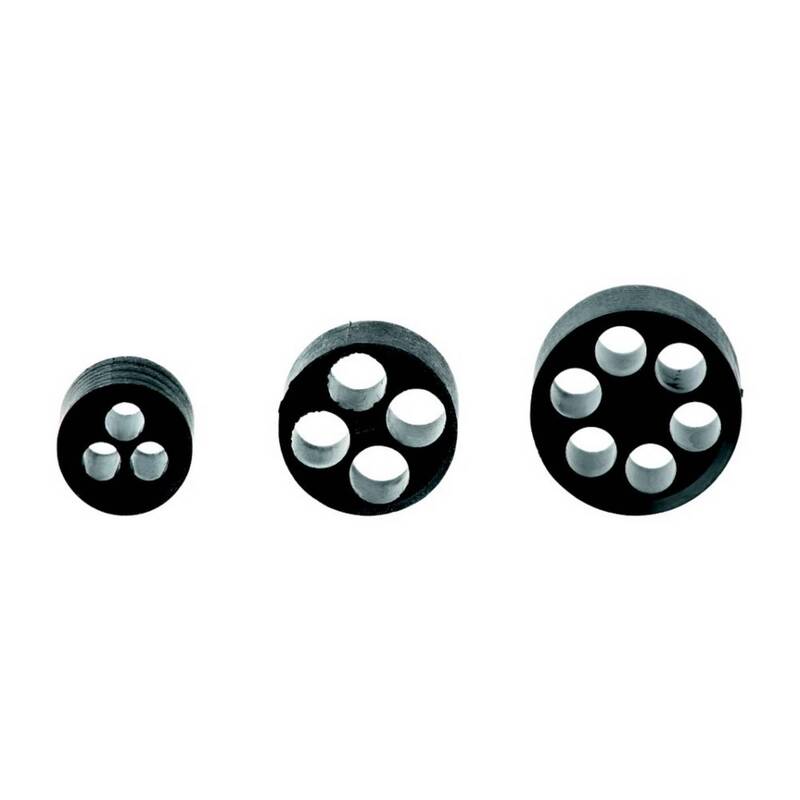 Jacob WJ-DM 25/4x6 Gummi Mehrfachdichteinsatz 4-fach 19,8mm 6mm 50 Stück - 4024092121371