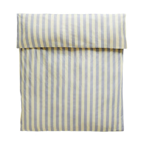 B-Ware Bettbezug Decke Hülle Bezug HAY Baumwolle Blau Weiß 200 x 200 cm