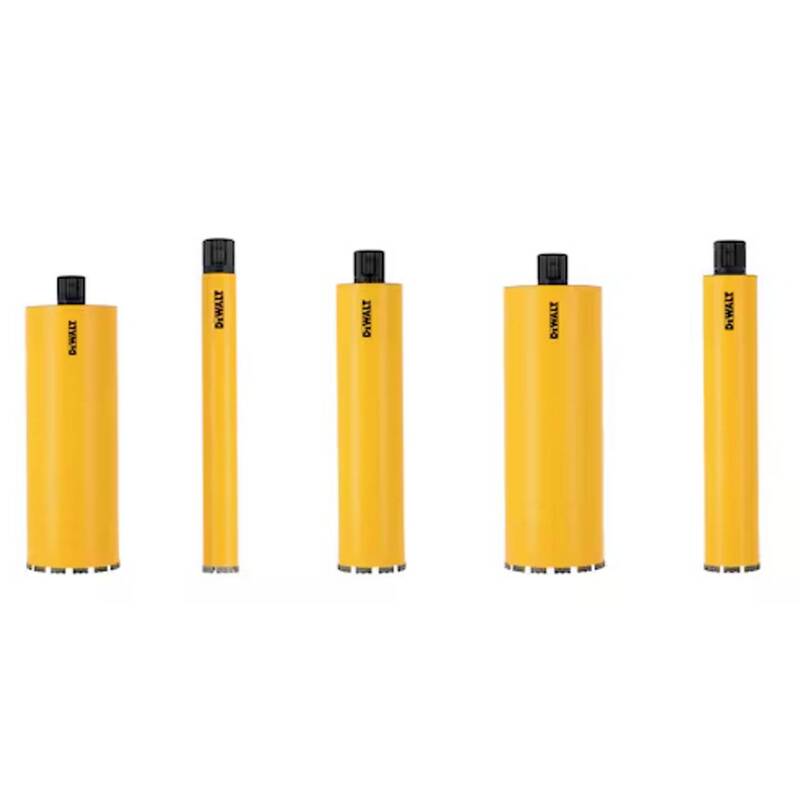 DeWalt Diamantnassbohrkrone Bohrer 117mm Mauerwerk 400mm Arbeitslänge 1 ¼“ UNC - 5054905326234