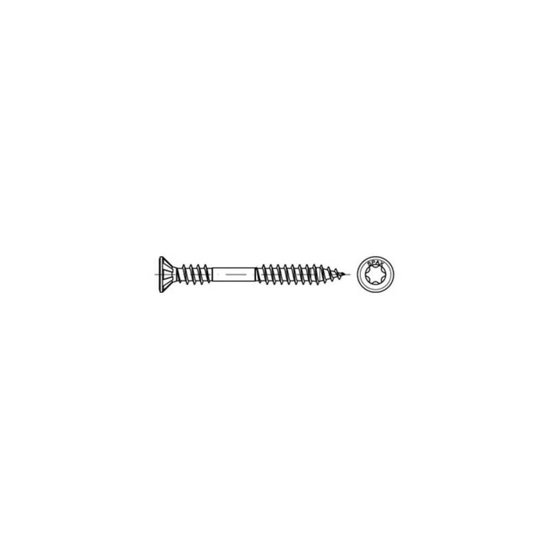 SPAX FASSADE 4,5X60MM LINSENSENKKOPF T-STAR PLUS 100 STÜCK Schrauben - 4003530183904