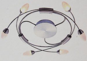 B-Ware LED-Deckenlampe Deyan Deckenlampe Lampe Leuchte dimmbar, 6-fl. rund 230V 50Hz399