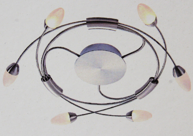 LED-Deckenlampe Deyan Deckenlampe Lampe Leuchte dimmbar, 6-fl. rund 230V 50Hz399 - 4251096549997