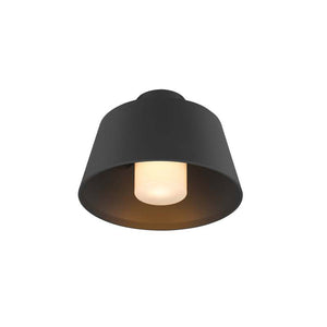 B-Ware SLV Deckenlampe Photoni LED Außenleuchte dimmbar schwarz Aluminium Ø25cm IP65