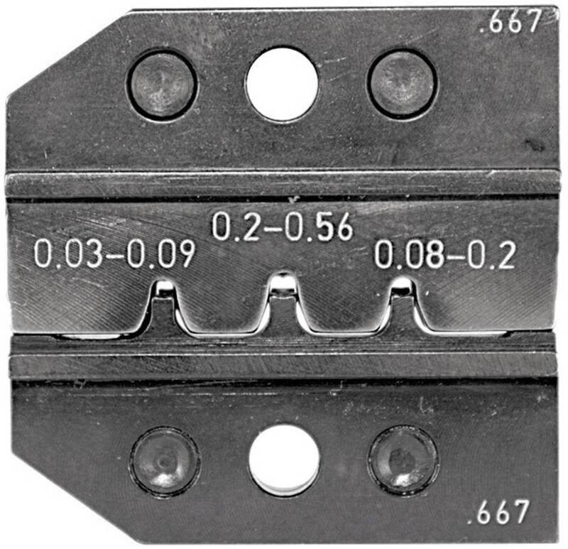Rennsteig Werkzeuge 624 667 Crimpeinsatz 12.667 Gerollte und gestanzte Verbinder - 4049002022968