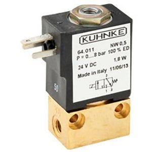 B-Ware Kendrion Magnetventil 64.011 24V DC 3/2-Wege NC Ventil 0,5mm 8bar 1 Stück