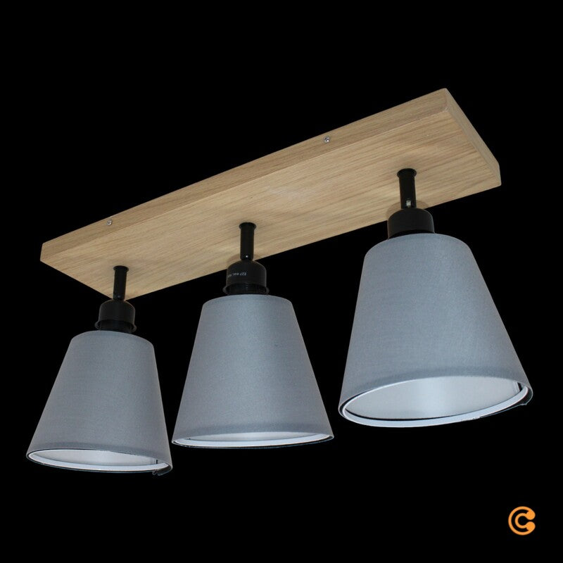 JUST LIGHT Green Michel Deckenstrahler Strahler Wohnzimmerlampe dreiflammig E27 - 4043689995041