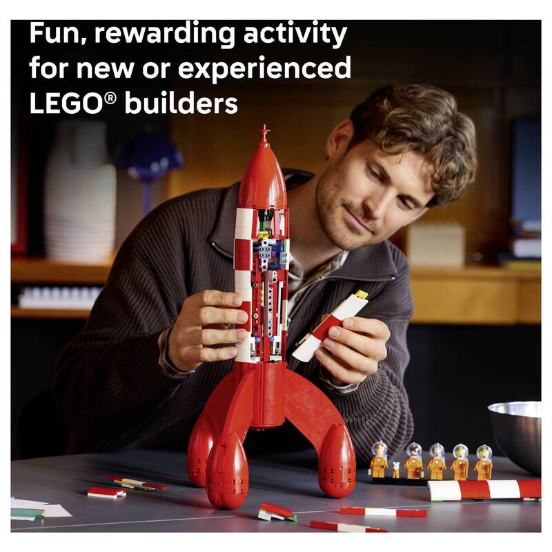 LEGO Ideen 21367 Mondrakete Tim und Struppi Konstruktionsspielzeug Bausteine - 5702018066294