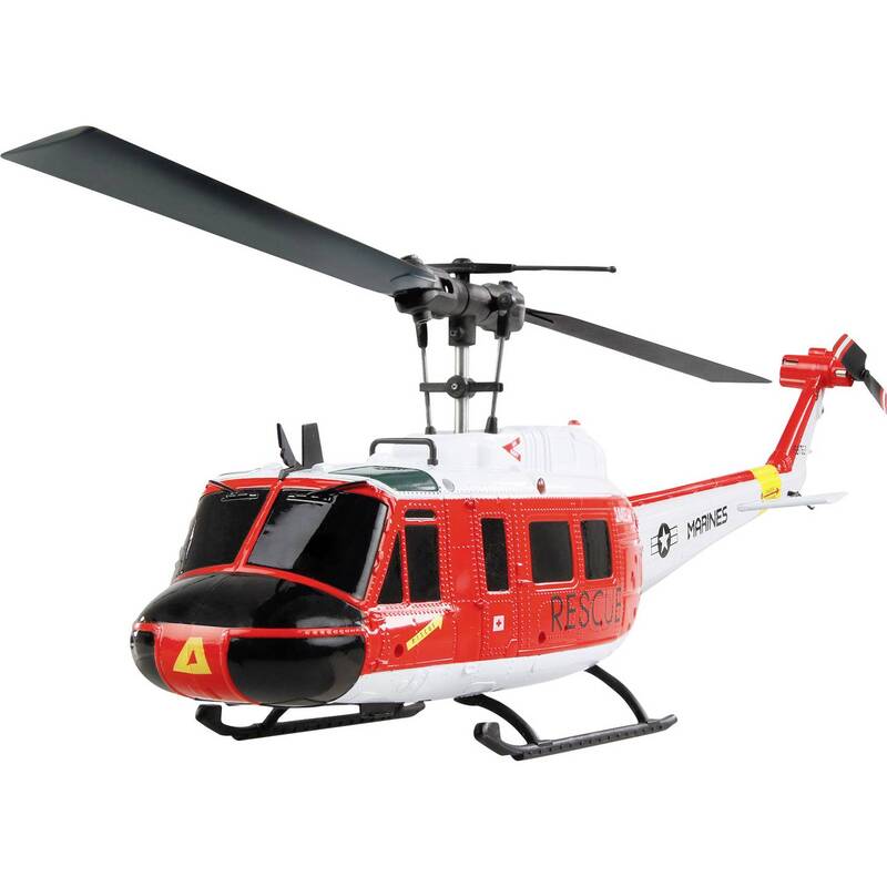 Amewi RC Hubschrauber UH-1 Marine Modell Flugzeug Spielzeug 2S LiPo 400mAh RtF - 4262500341267