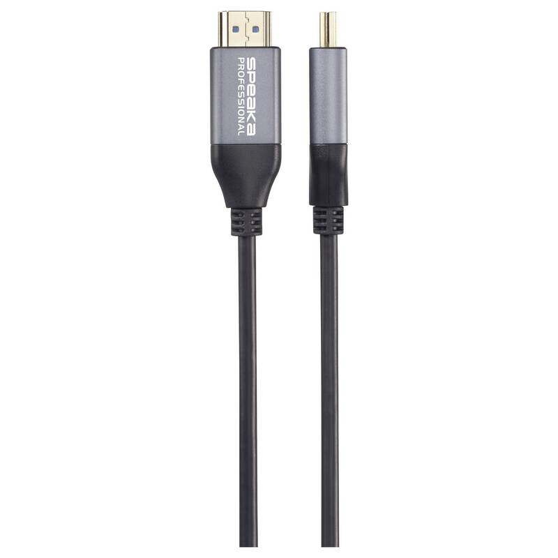 SpeaKa Professional HDMI Kabel Anschlusskabel Verbindung Glasfaser Schwarz 40 m - 4064161335025