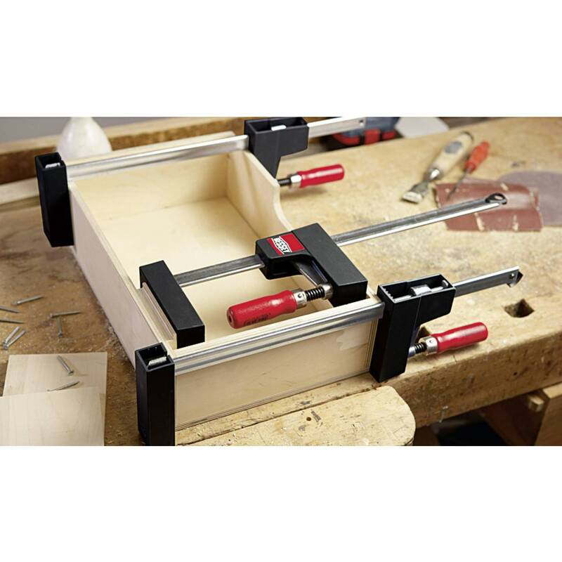 Bessey Tiefspann-Schraubzwinge Spannzwinge 600mm Spannkraft 1500N galvanisch - 4008158027210