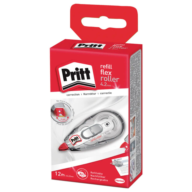 Pritt Korrekturroller Refill Flex 4,2mm nachfüllbar 12m schnelltrocknend - 5410091323981