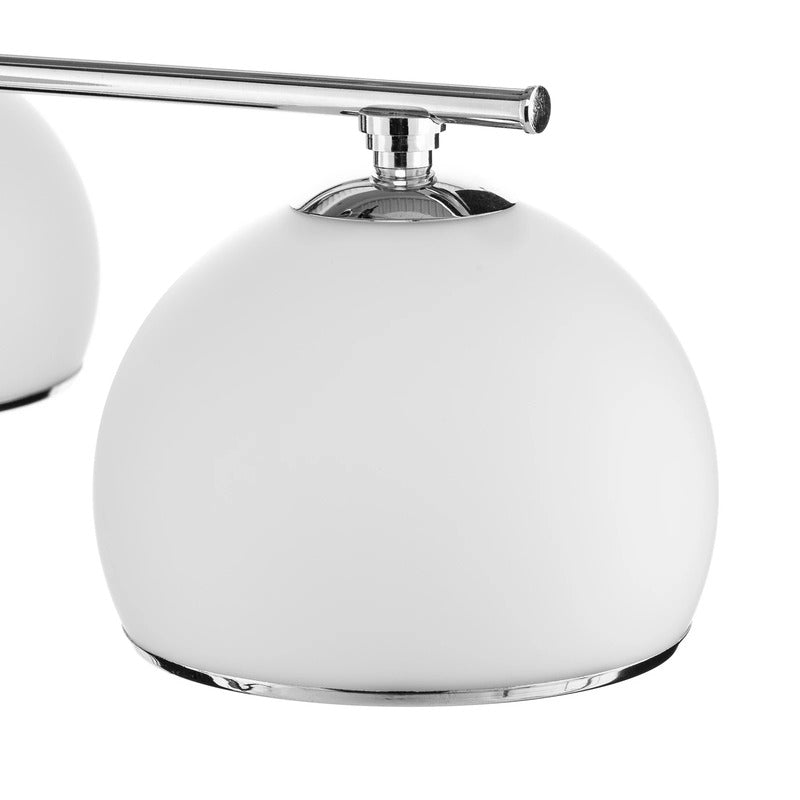 Hängeleuchte Mina Deckenlampe Leuchte chromfarben Metall Glas dreiflammig Lampe - 5902553215694