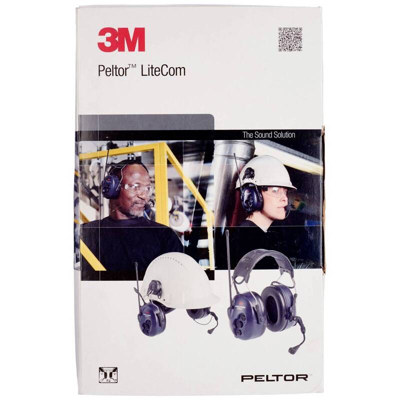 3M Peltor LiteCom Kapselgehörschutz-Headset 32 dB Funkgerät schwarz 418g Ohren - 7318640063280