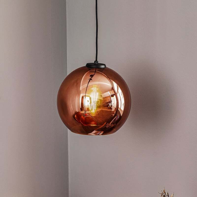 Nowodvorski Lighting Hängeleuchte Polaris verspiegeltes Glas kupfer Leuchte E27 - 5903139905893
