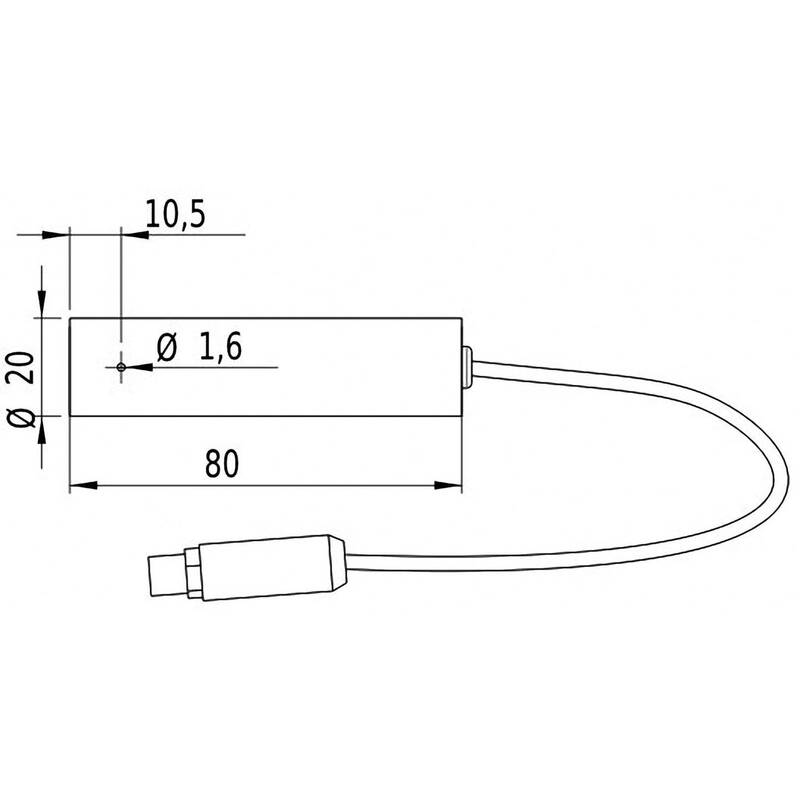 Picotronic Lasermodul Laserlinie Grün LD532-10-24(20x80)-C500 10 mW - 4260129046020
