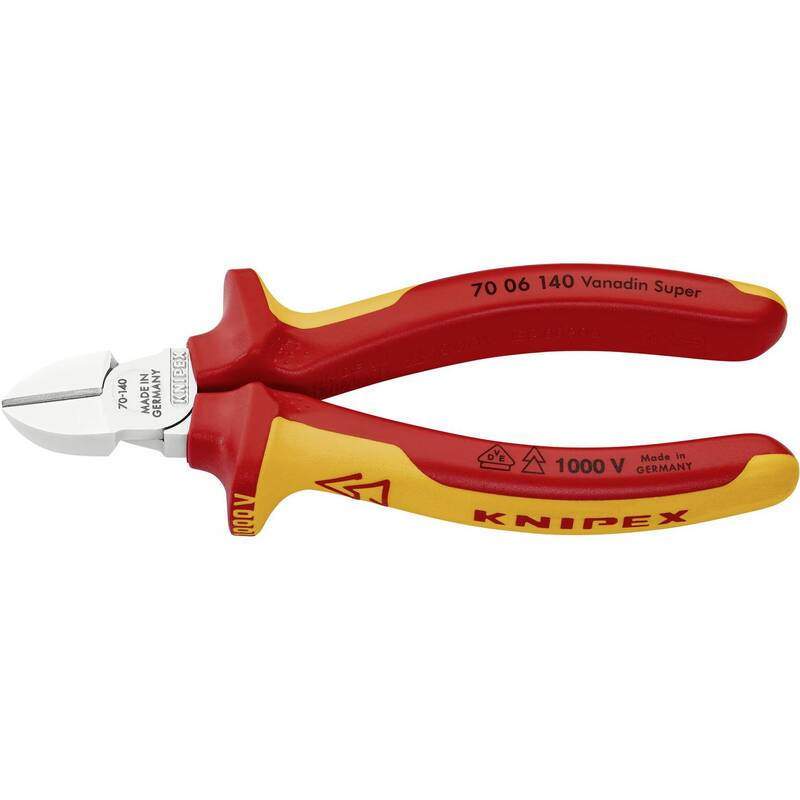 Knipex Seitenschneider VDE 140mm Präzisionswerkzeug Vanadium Elektrostahl Zange - 4003773040293
