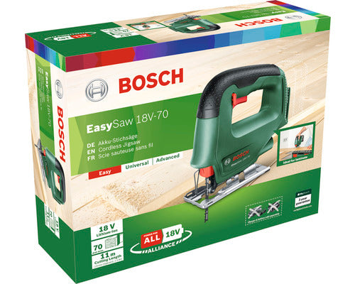 Bosch EasySaw Akku-Stichsäge 18V-70 ohne Akku und Ladegerät Stichsäge Säge Sägen - 4053423229912