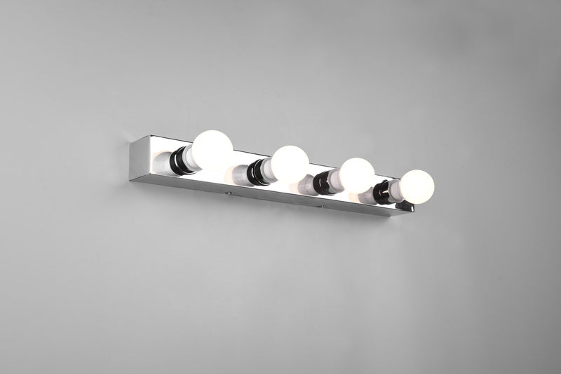 Netlighting Theato Moden 4 Light Wall Lamp Chome IP44 - 4017807514018