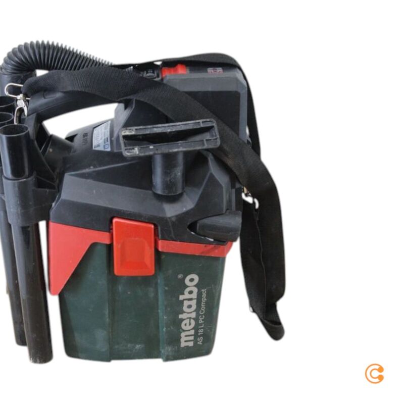 Metabo Nass-/Trockensauger AS 18 L PC COMPACT 6l ohne Akku 2100m³/h leicht 4,8kg - 4061792197534