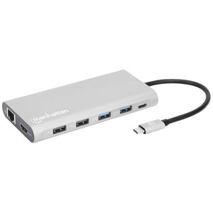 B-Ware Manhattan Notebook Dockingstation USB-C PD 12-in-1-Dockingstation