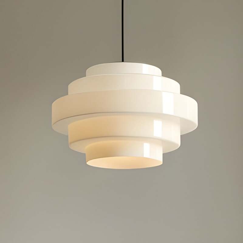 Filo Hängeleuchte Pendelleuchte Lampe weiß Glas Ø 28 cm 1-flammig Metall - 5904798660345