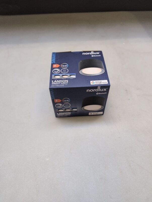Nordlux LED Deckenspot Landon Smart dimmbar schwarz 8,2cm Höhe 650 Lumen IP44 - 5704924007460
