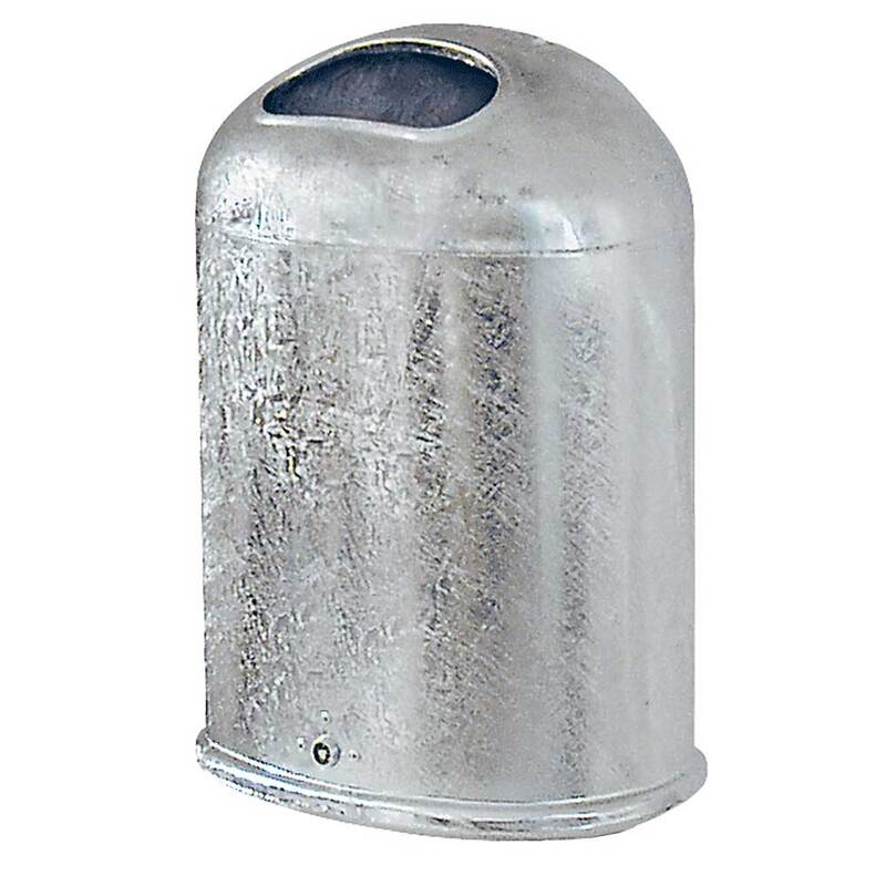 Abfallbehälter Müllsammler Behälter 45 Liter feuerverzinkt 430 x 330 x 600 mm - 41780