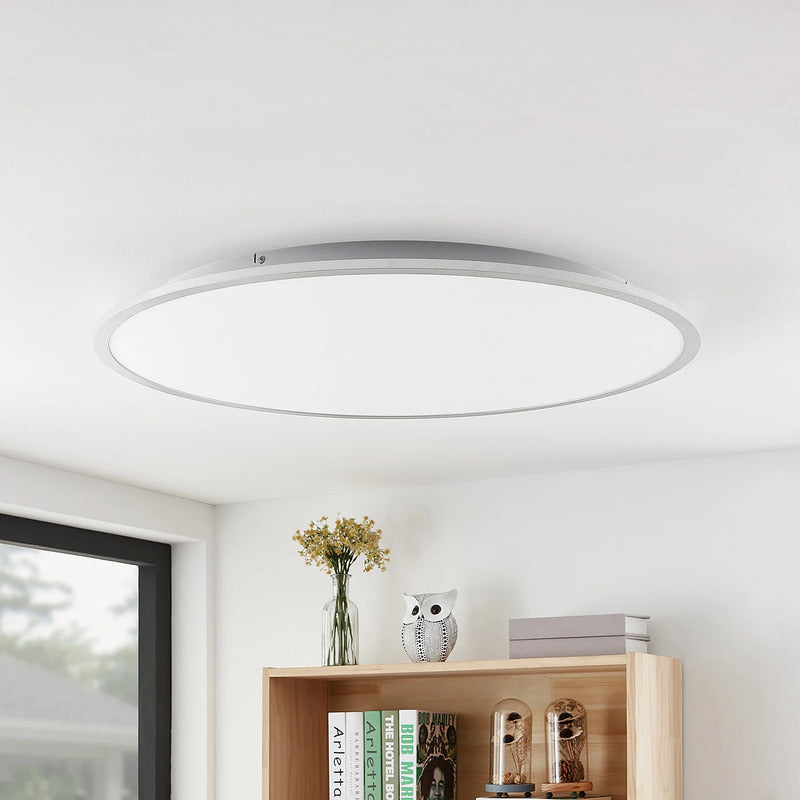 Lindby Deckenlampe Deckenleuchte LED Lampe silber universalweiß Wohnzimmer 80 cm - 4251096579543