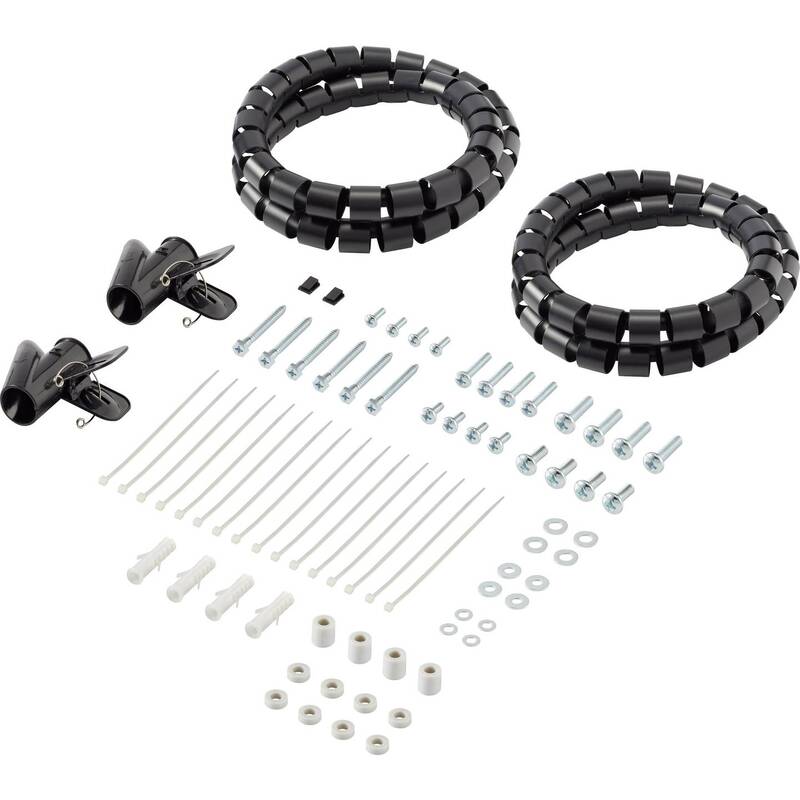 SpeaKa Professional TV-Deckenhalterung elektrisch motorisiert neigbar schwarz - 4016139084442