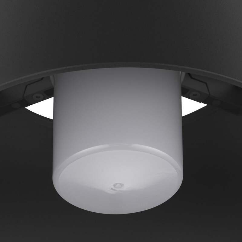 SLV Deckenlampe Photoni LED Außenleuchte dimmbar schwarz Aluminium Ø25cm IP65 - 4024163280952