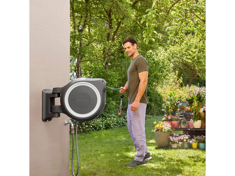 Gardena Wand-Schlauchbox XL 35m Gartenbewässerung Schlauchbox 180° schwenkbar - 4066407004948