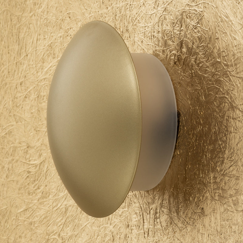 LED Wandleuchte Sole M goldfarbig Wandlampe Leuchte Stahl Ø65cm warmweiß 3000K - 5905143287804