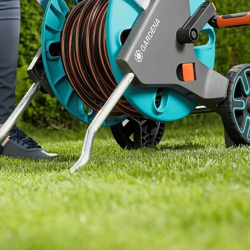 Gardena Schlauchwagen Schlauchwagen Set Aqua Roll M 30m Schlauch große Räder - 4078500047593