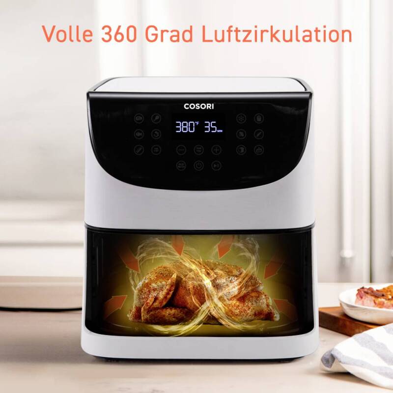 Cosori Heißluft-Fritteuse 1700 W Air Fryer BPA-frei mit Display Timer - 810043370097