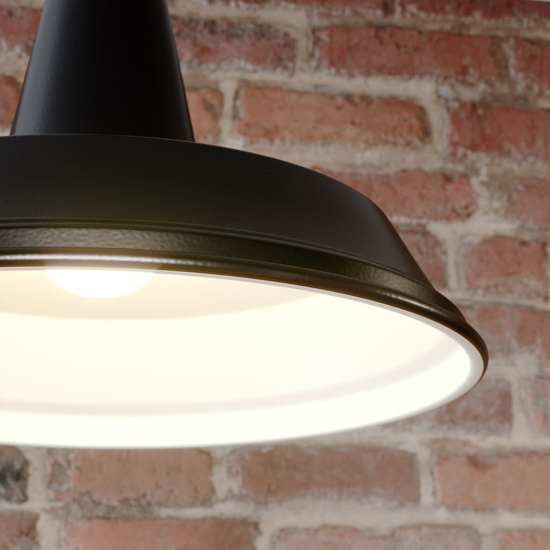 Hängeleuchte Class LED Pendelleuchte dimmbar Lampe schwarz 36cm Ø, 100cm max. - 5907565940459