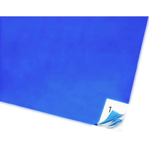 B-Ware BJZ Staubbindematte Staubschutzmatte ESD Polyethylen 1140x660mm blau robust