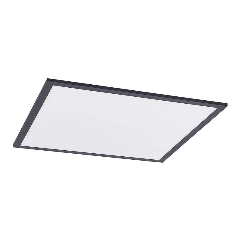 Lindby LED Deckenlampe Deckenleuchte Nelios Lampe Leuchte schwarz 62x62cm - 4251911738513
