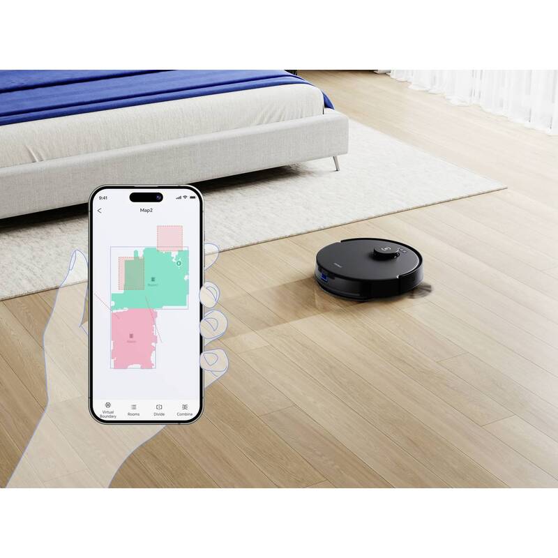 ECOVACS DEEBOT N20 PRO PLUS Saugroboter Staubsaugerroboter Schwarz Beutellos - 6970135032563