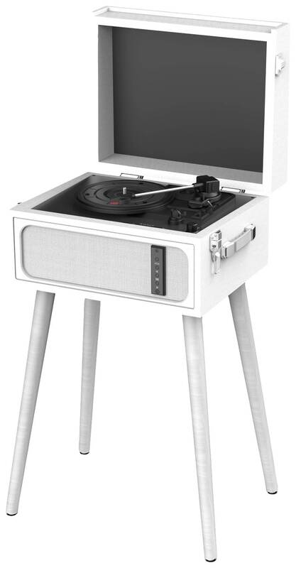 RYGHT ALTO USB-Plattenspieler Vinyl Bluetooth Lautsprecher weiß Retro Design530 - 3760206481894
