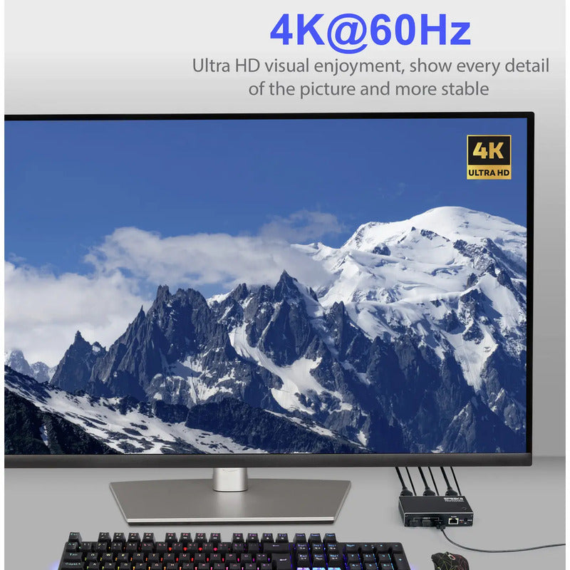SpeaKa Professional HDMI-Switch KVM-Umschalter Fernbedienung USB 3.0 schwarz PnP - 4064161481401