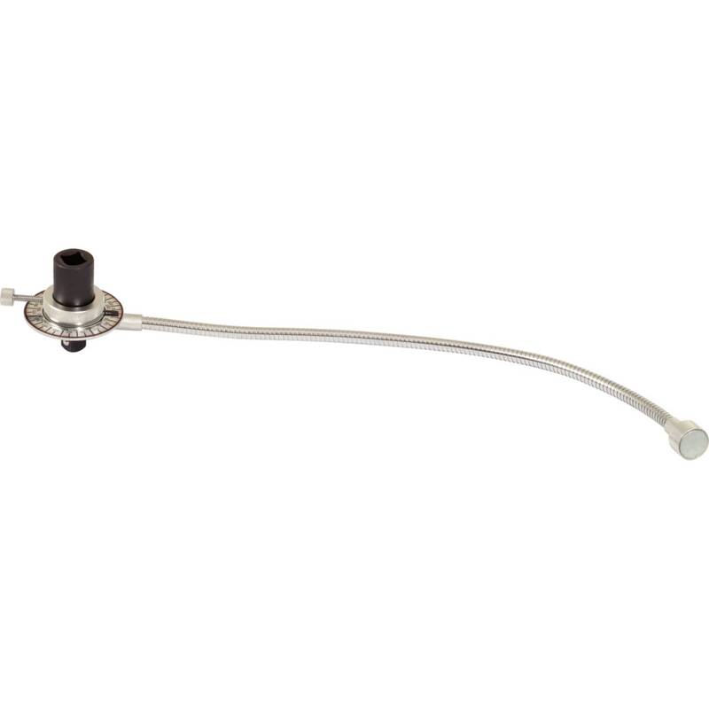 KS Tools Drehwinkelmessscheibe 1/2" Magnet Werkzeug 0-360° 63mm 480mm 170g - 4042146285305