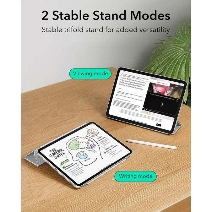 ESR Hülle Tasche Case iPad Air 11 2025 grau Schutzhülle Klapphülle Cover - 4894240182147